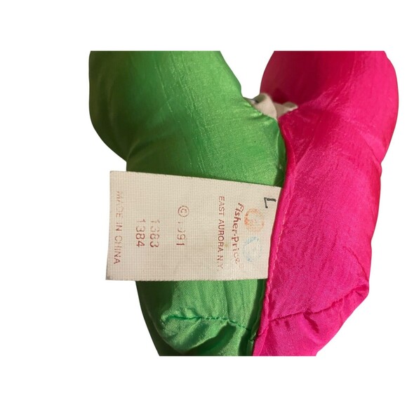 Fisher Price Dinosaur Baby Puffalump 1991 VTG 8” Rattle - Picture 6 of 7